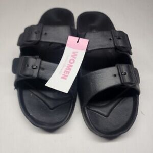 Bobbie Brooks size 10.5 Adjustable Buckle slide Sandals